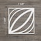 Ekena Millwork Extra Small Otis Decorative Fretwork Wall Panels in Architectural PVC, 7 3/8"W x 7 3/8"H x 3/8"T WALP08X08OTS - alternate 2